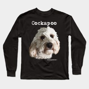 Champagne Blonde Cockapoo / Spoodle and Doodle Dogs Long Sleeve T-Shirt